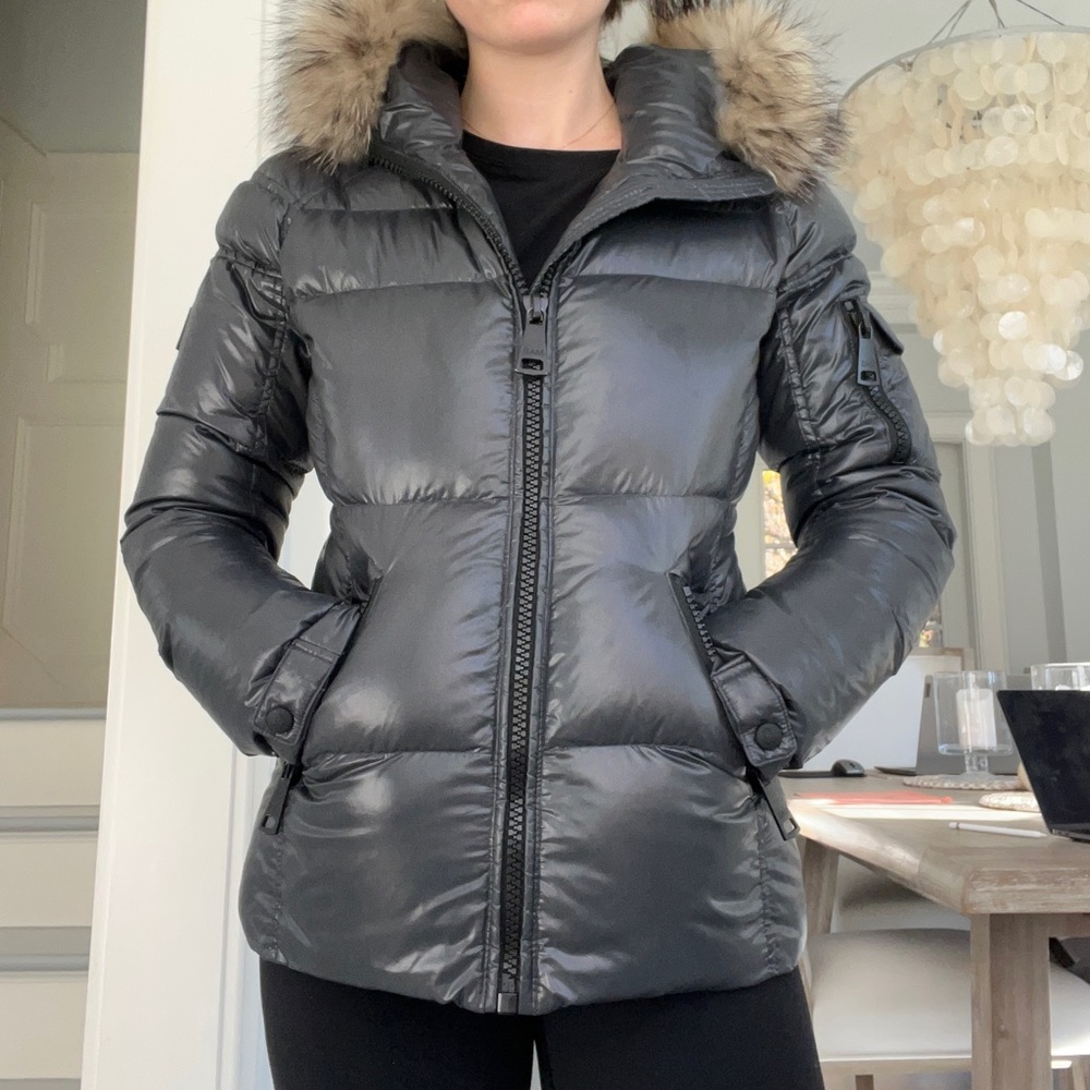 SAM. - Blake Down Jacket with Fur Trim